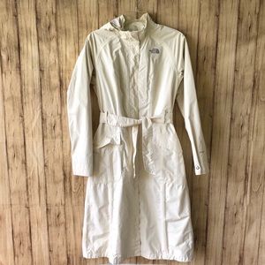 NorthFace HyVent Ivory Trench Coat